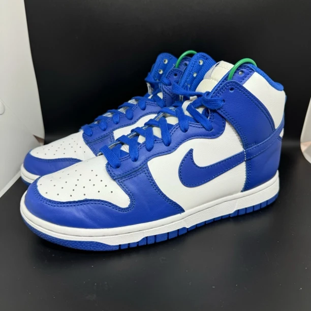 40码 /二手/ Nike dunk 白蓝 高帮板鞋 假一赔四