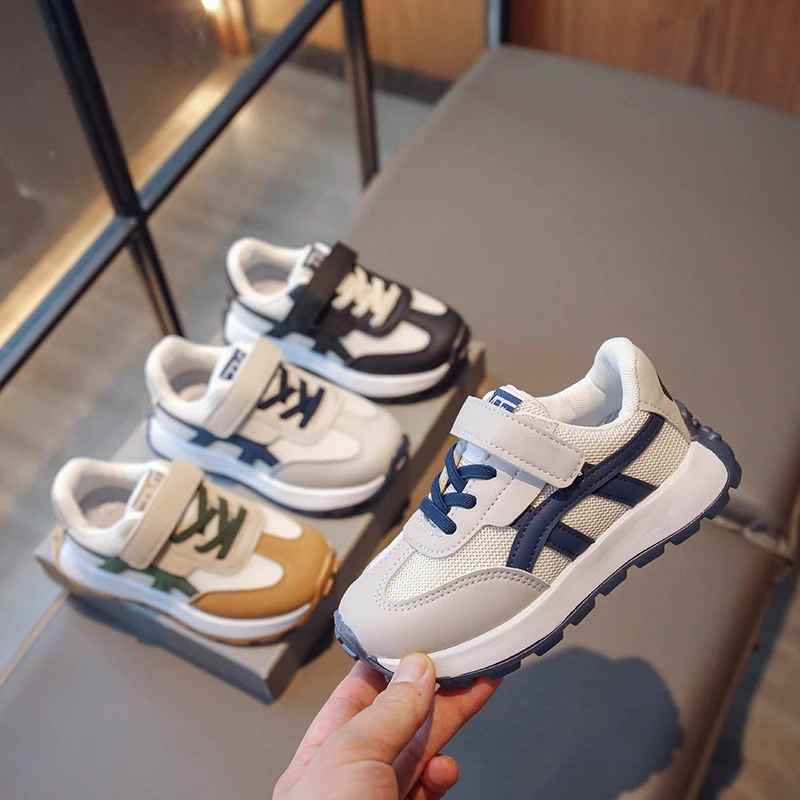 儿童阿甘鞋2024秋冬新款男童鞋软底运动鞋韩版女童休闲板鞋-2347