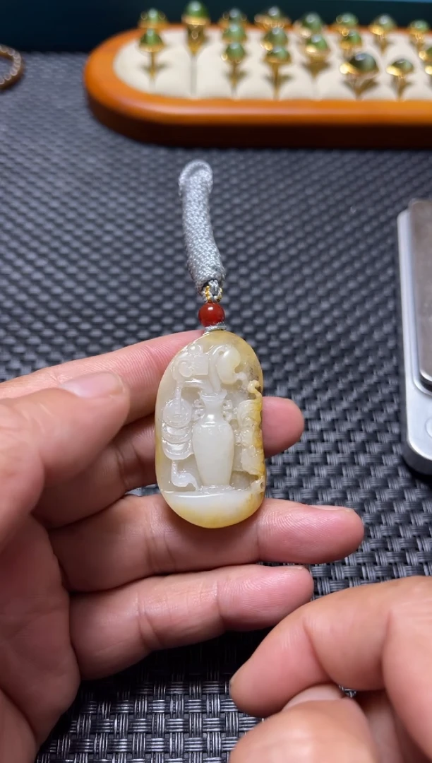 【闪购商品】和田玉挂件未镶嵌福报平安