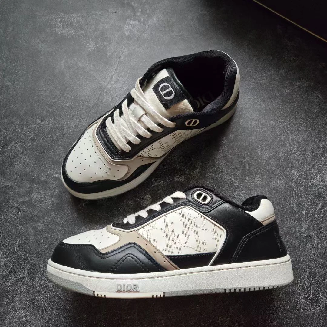 DIOR/99新/36码 迪奥 B27黑白满印鞋