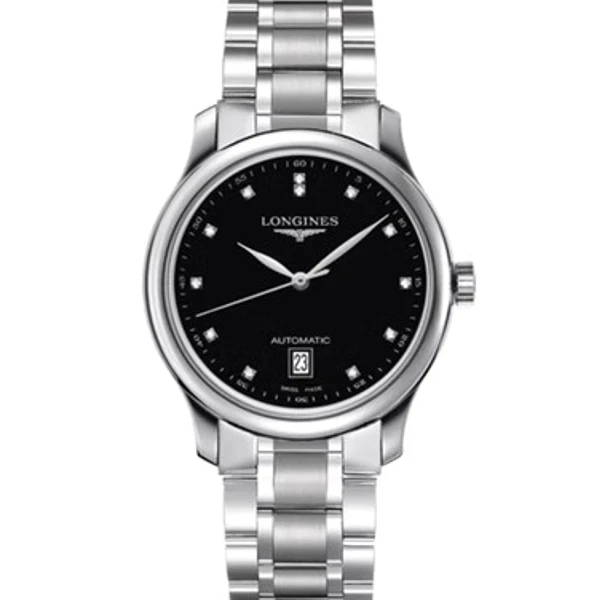 99新 Longines/浪琴 洋哥说表 628黑盘钢带钻刻/名匠38.5