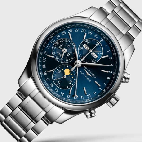 99新 Longines/浪琴 名匠系列L2.773.4.92.6八针月相/40-42mm