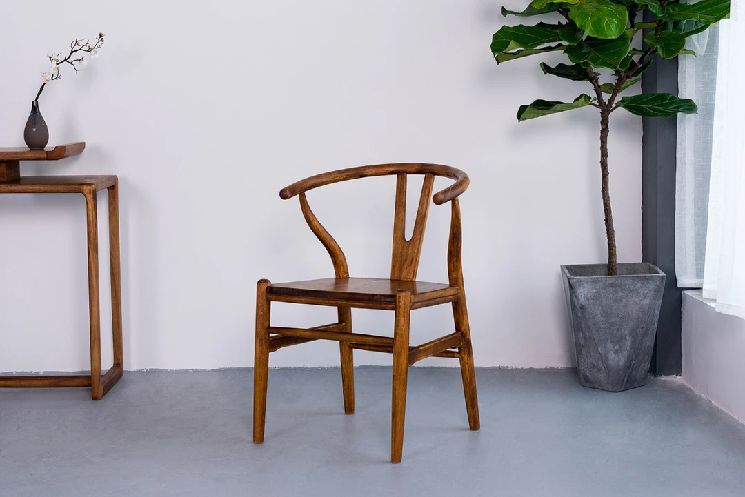 胡桃木y椅新中式椅子