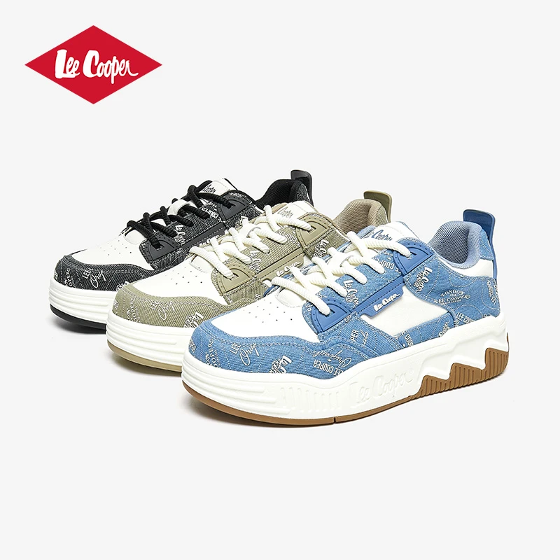 LEE COOPER2024年秋冬时尚情侣板鞋【厚底增高3CM】运动鞋潮流百搭