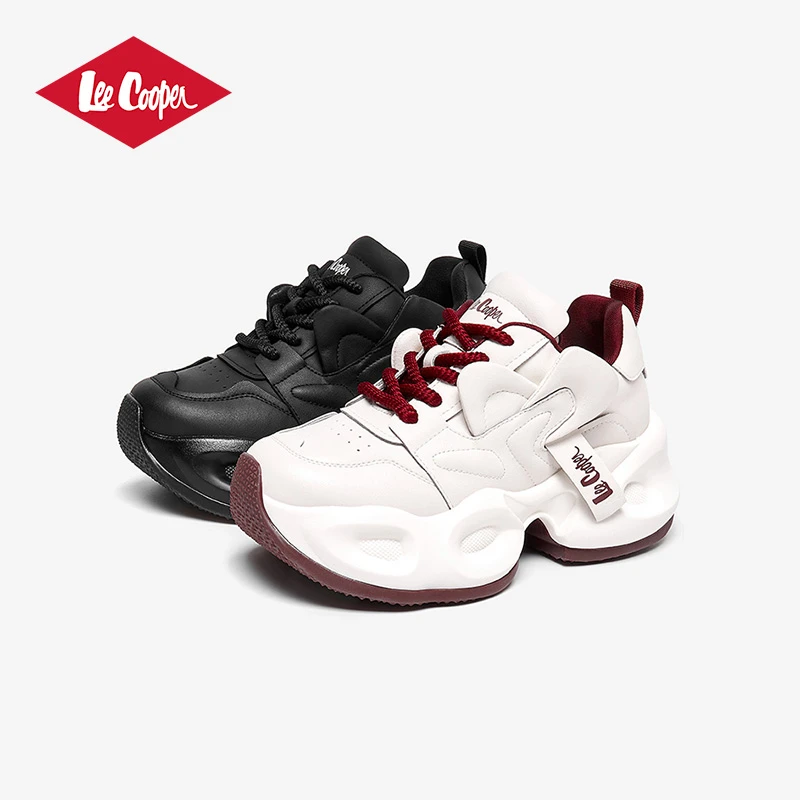 LEE COOPER2025年新款时尚女鞋板鞋厚底增高【6CM】潮流百搭运动鞋