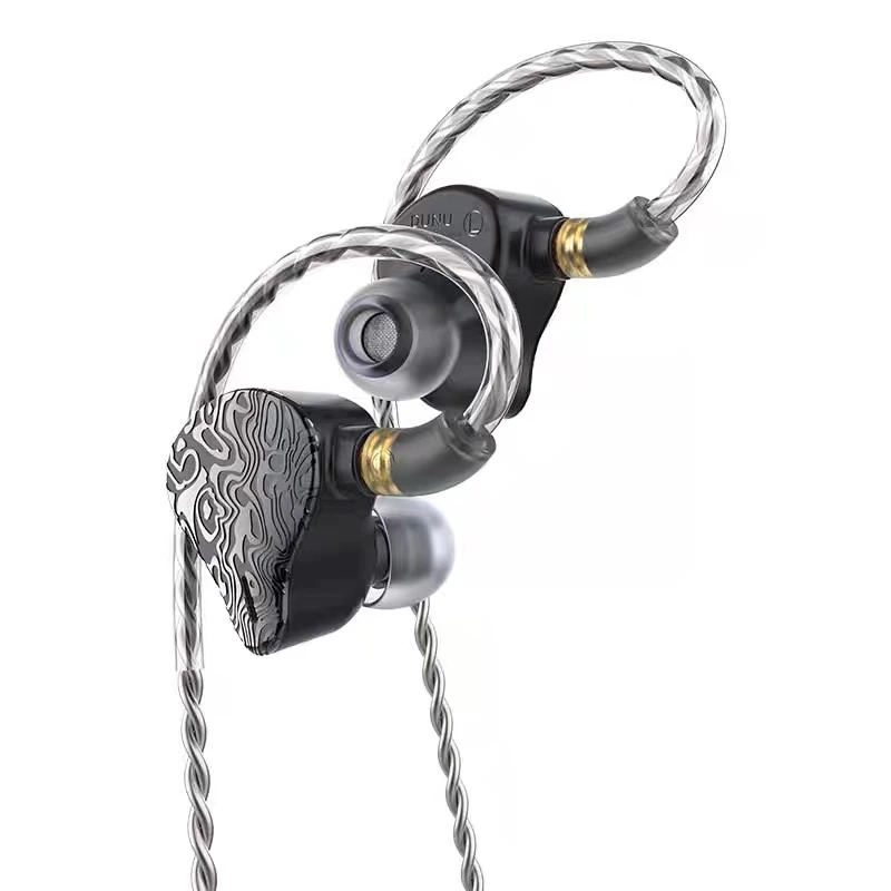 95新 达音科 DUNU VULKAN (DKX6) 高音质有线HIFI 六单元圈铁耳机