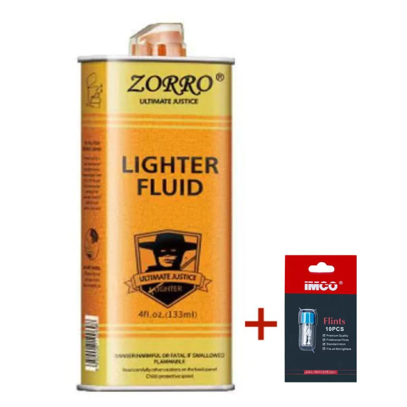 ZORRO佐罗金标煤油133ML大瓶正品煤油打火机专用燃油QB