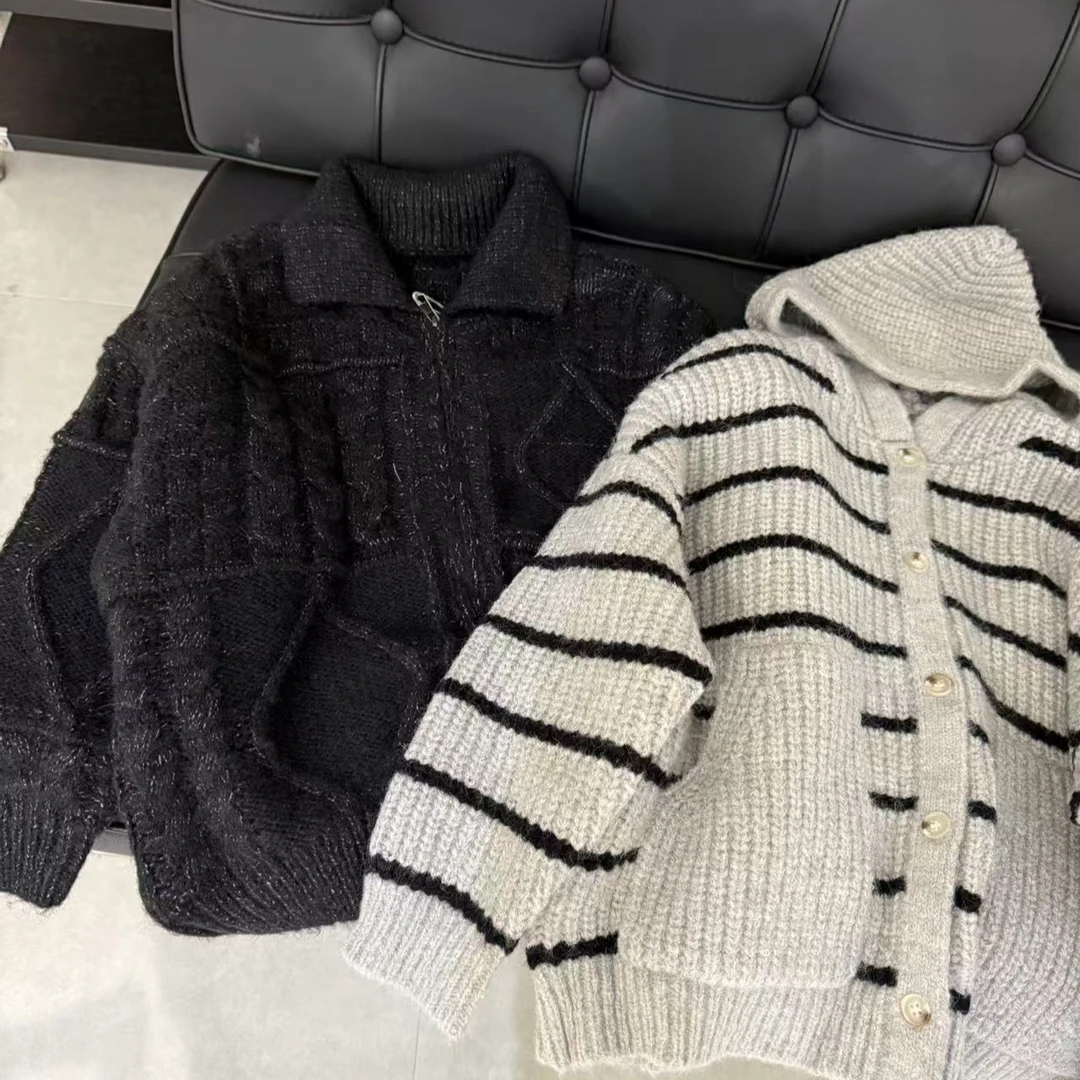 （156-163  180-187）2024冬童装毛衣110-160码段