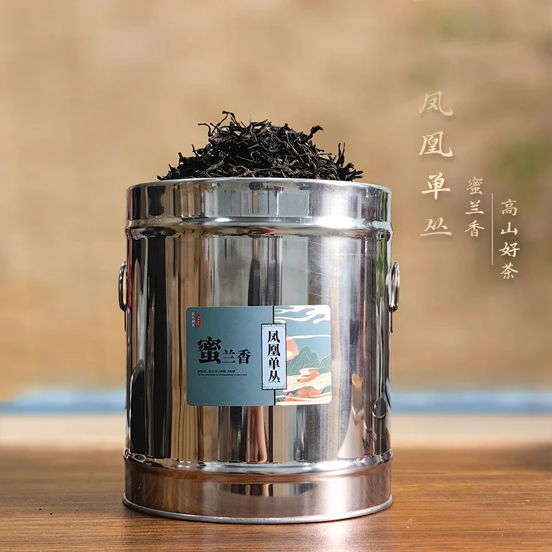 春茶礼蜜兰香桶装潮州功夫茶送礼凤凰单丛茶500g中秋茶礼