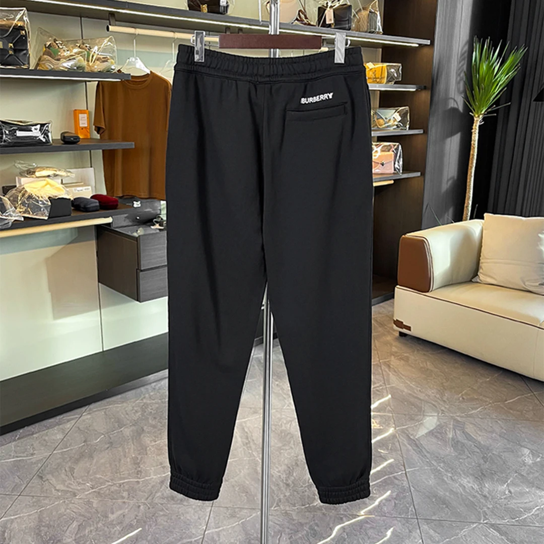 全新未使用 BURBERRY/博柏利 FW22松紧休闲弹力束脚运动裤8053017
