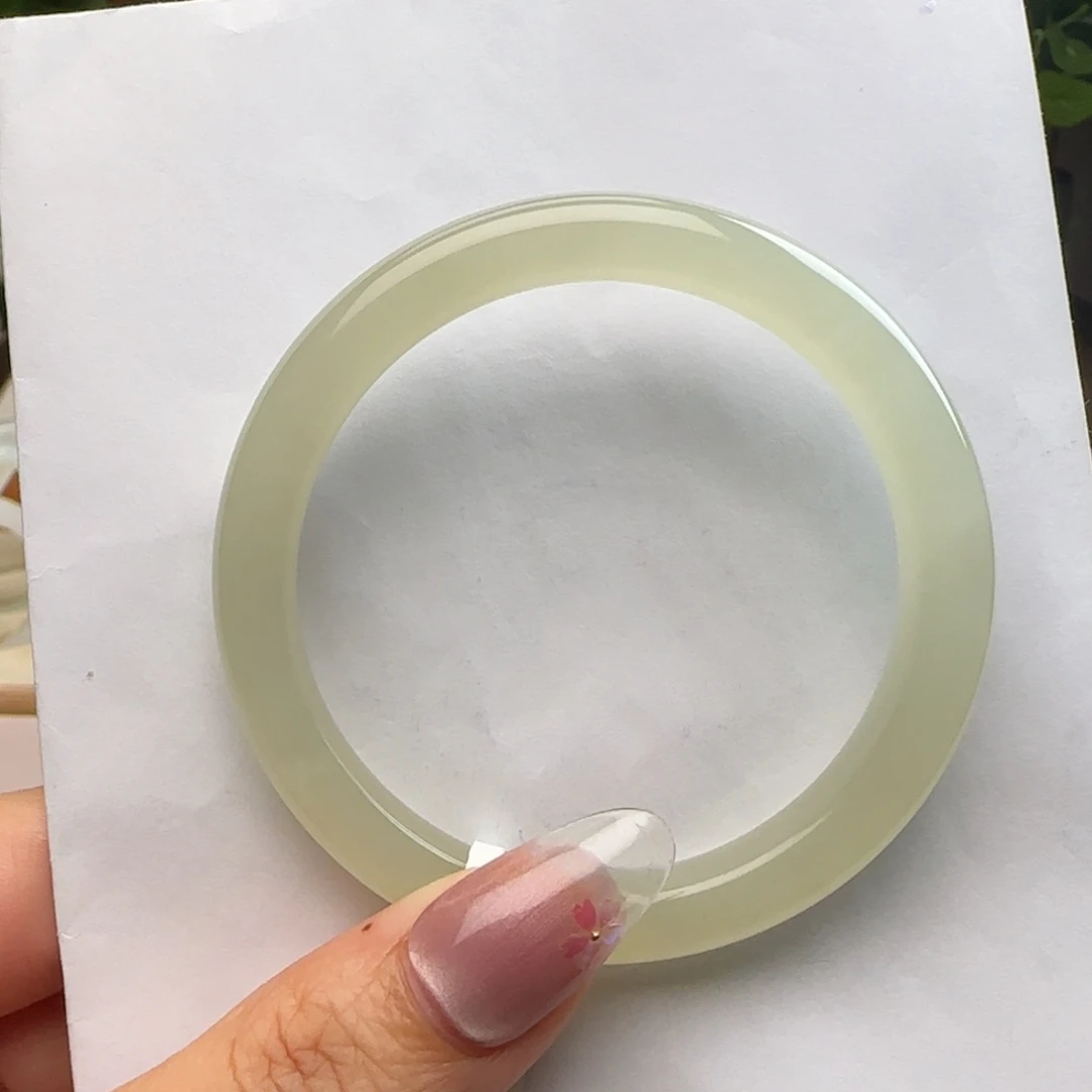 和田玉手镯未镶嵌55