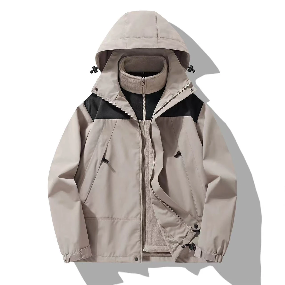 【实物以直播间为准】23658休闲男外套春秋户外情侣防水防风三合一