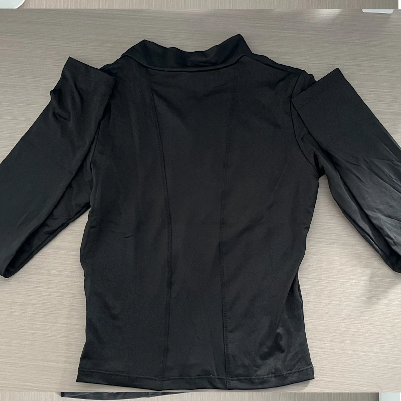 清仓款瑜伽t打底 半高领拉链款 04