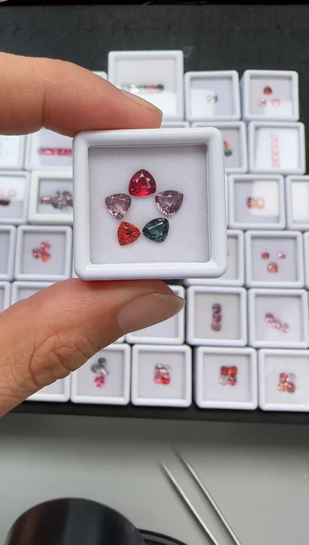 【闪购商品】尖晶石裸石未镶嵌2.43ct5颗