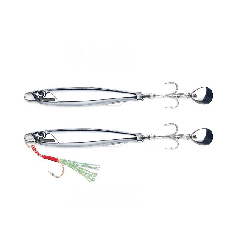 电镀铁板带旋转亮片超远投大鲅鱼大鲈鱼