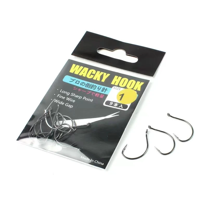 wacky钩倒钓钩WACKY钩软饵鱼钩国产路亚单钓