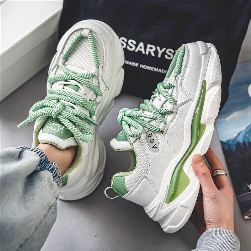 男鞋春季2025新款百搭时尚高级感运动休闲老爹鞋厚底增高鞋子男款