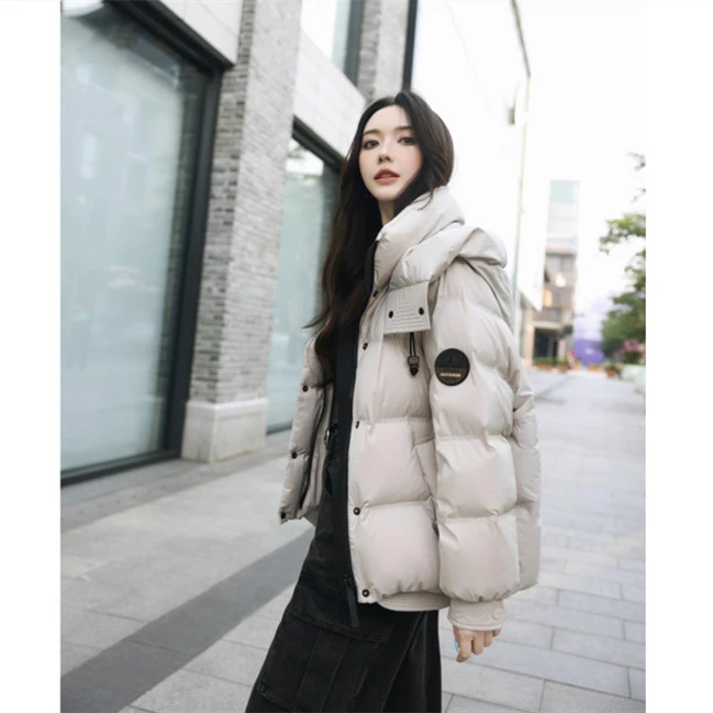 新国标（90）绒时尚连帽经典简约户外羽绒服626