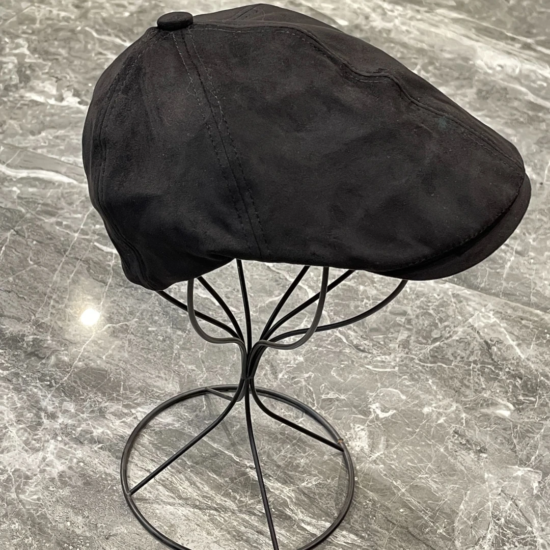 2567早秋新款时尚百搭纯色复古鸭舌帽