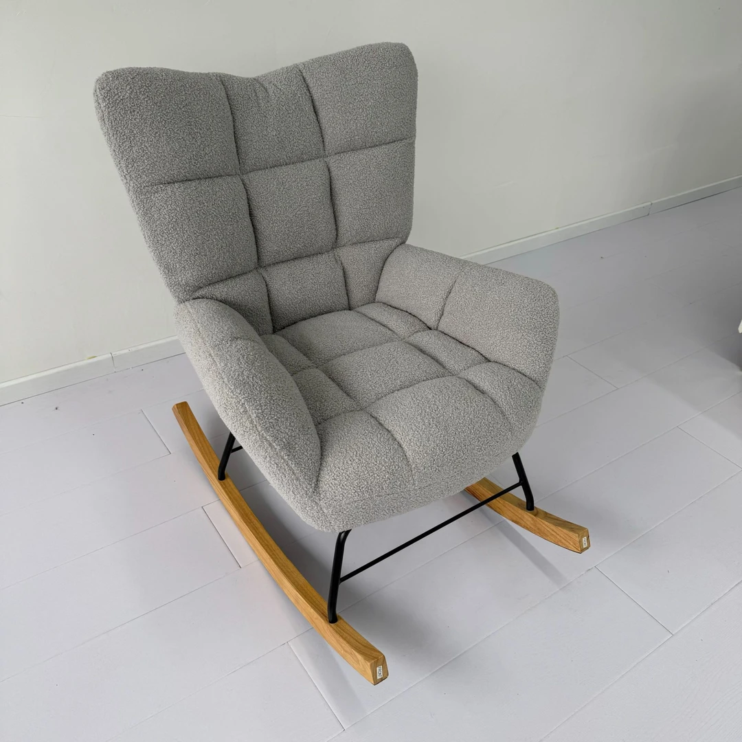 北欧摇摇椅单人休闲卧室阳台客厅简约懒人小沙发家用午睡舒适躺椅