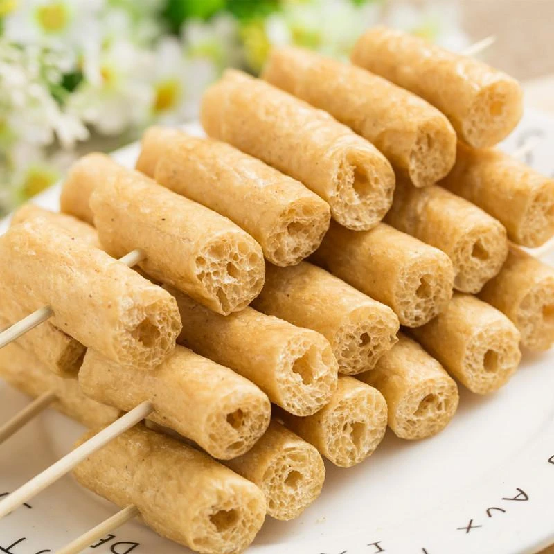 豆肠豆棍干货人造肉豆制品素鸡肠麻辣烫火锅豆皮包邮100串 麻辣串