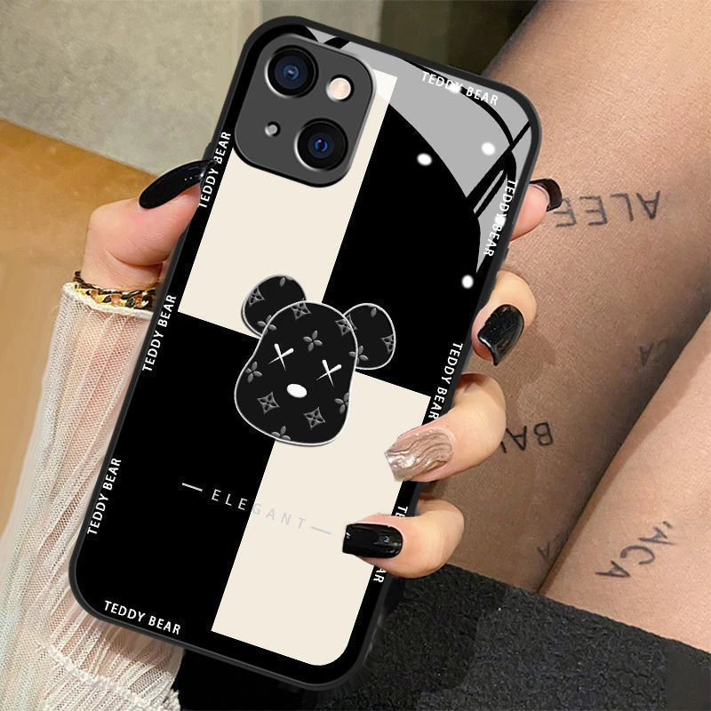 暴力熊苹果15手机壳iPhone12pro玻璃14镜头全包max防摔13保护套