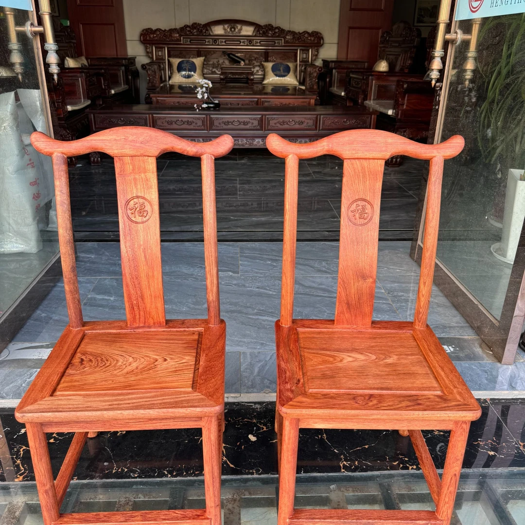 小官帽椅 拍一发二 白胚 花梨木