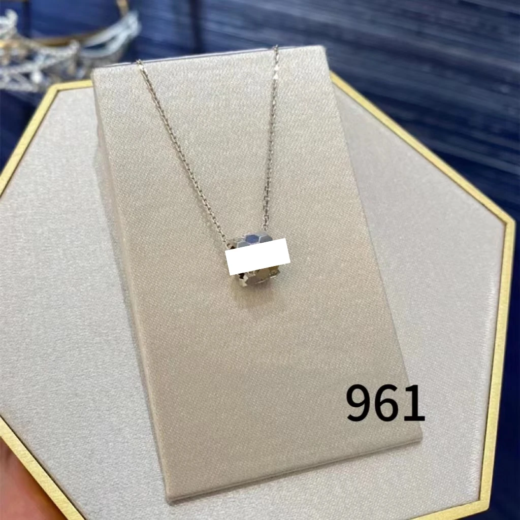 铜合金项链 961-时尚百搭简约金色素款气质复古项链