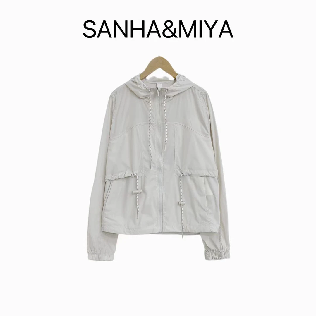 三哈宫-《原单DRAWSTRING系列》LL抽绳系列上衣女外套短款设计师