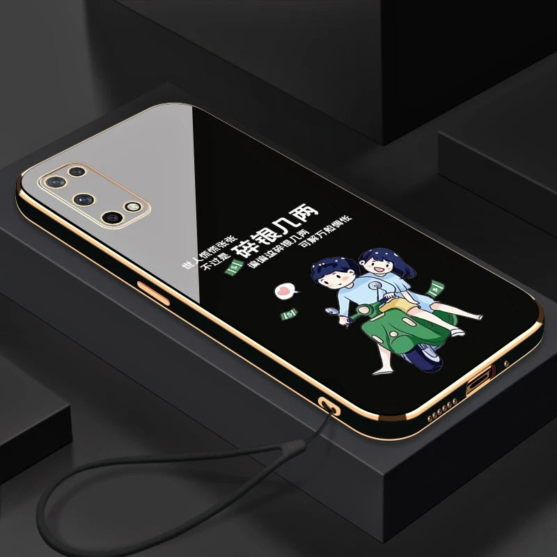 适用于电镀碎银几两OPPOK7X手机壳全包硅胶防摔软壳【送挂绳】