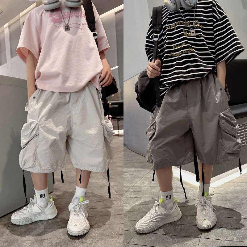 范米粒男童夏季休闲宽松工装短裤