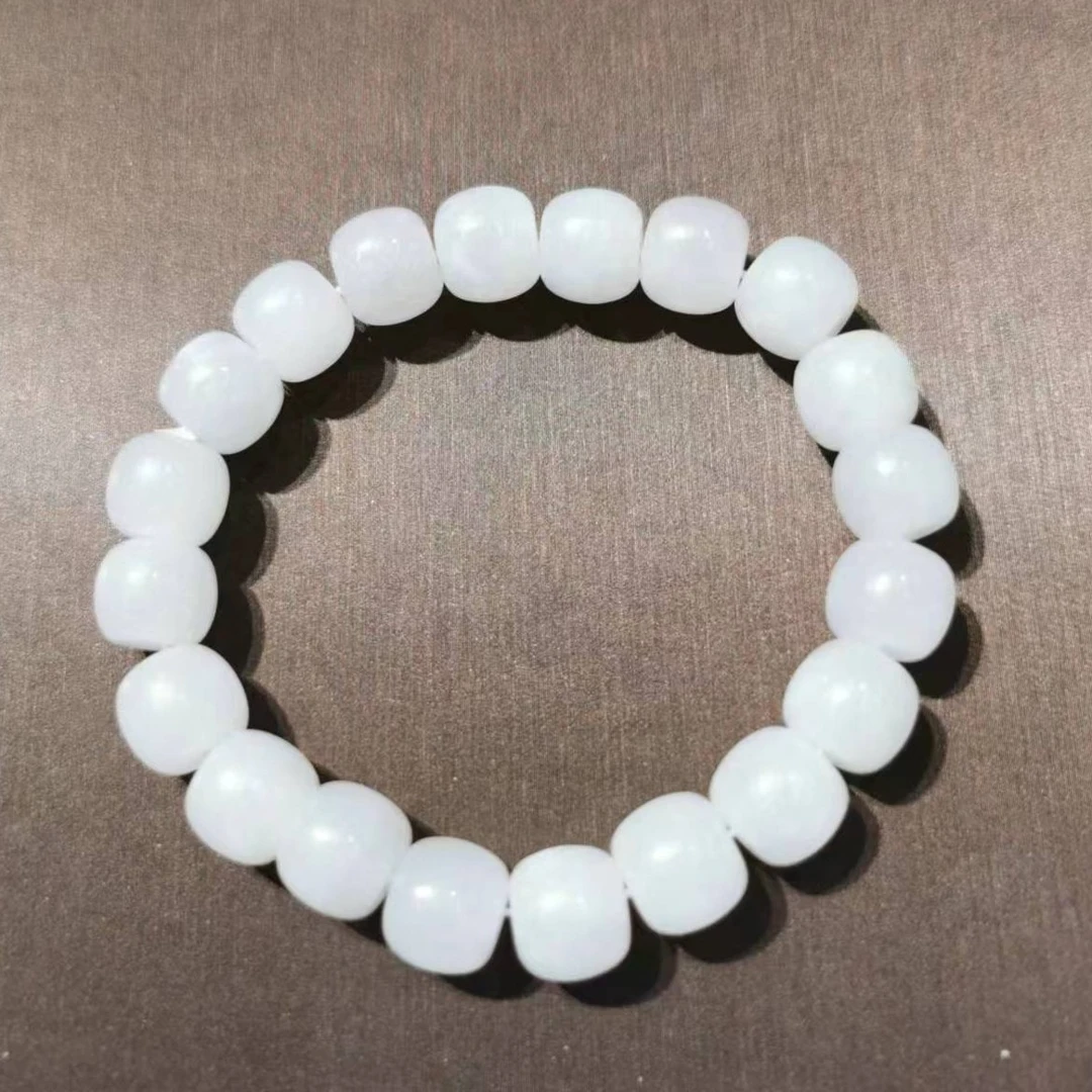 【迪总专属】新疆昆仑羊脂老型珠手串10mm