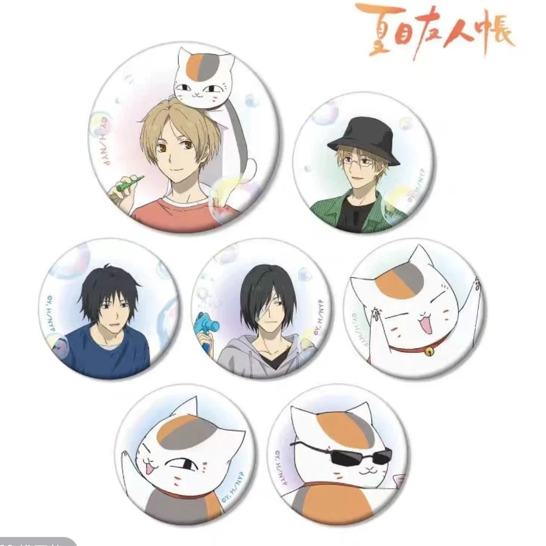 【夏目友人帐】 肥皂泡系列徽章 吹泡泡吧唧 盲盒代拆