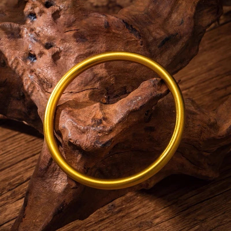 合金手镯 合金材质【素圈手镯】时尚百搭古法经典光面素款气质复古