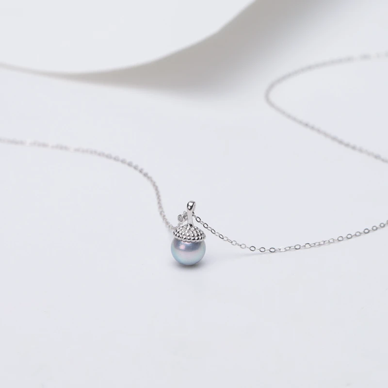 海水akoya 时尚百搭吊坠 7-8mm s925银