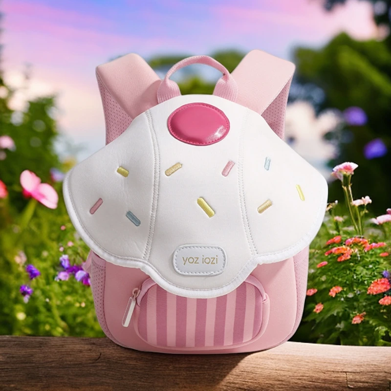 2024新款设计迷你可爱蘑菇萌宝儿童小背包幼儿园流行小书包潮A507