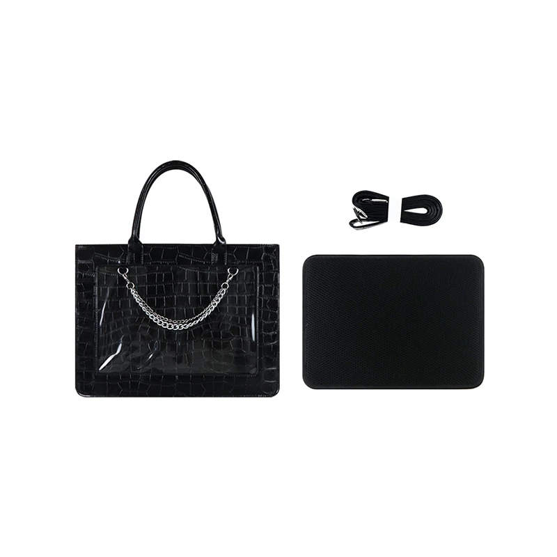 呜咚小铺时尚简约单肩亚文化哥特辣妹鳄鱼纹百搭痛包女【囚梦镜框】