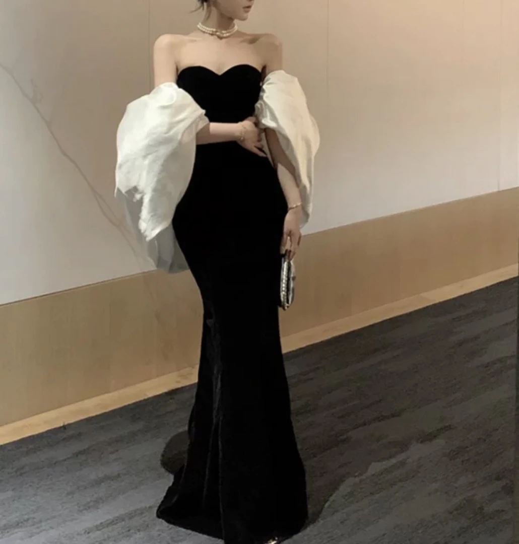 直播拍 清货晚礼服婚纱女