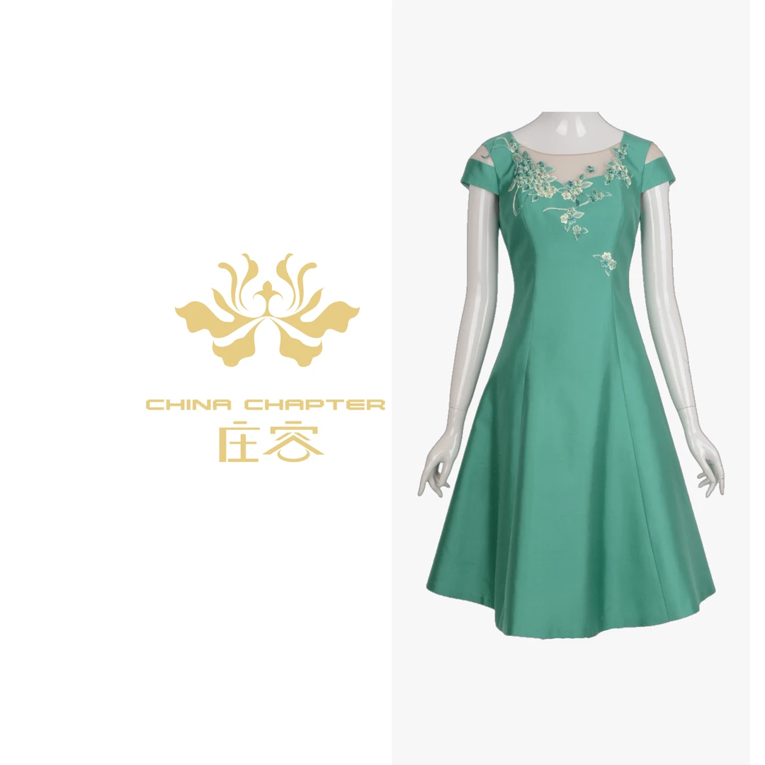 庄容尚红小礼服修身镂空短款时尚G19X0BSH04