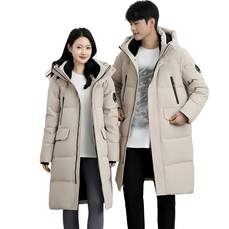 【芬芬姐专属】男女同款羽绒服长款休闲百搭保暖外套V400802419