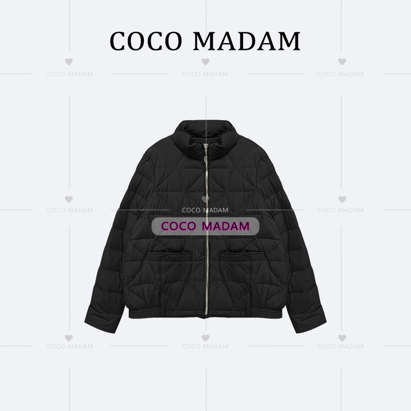 D1-D30(小码集合链接）冬季新款时尚简约百搭菱格外套