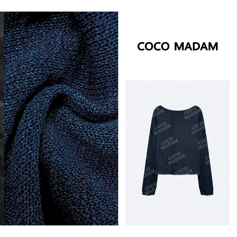 NIUNIU ·  Mao-159 女装新款纯色针织套头衫