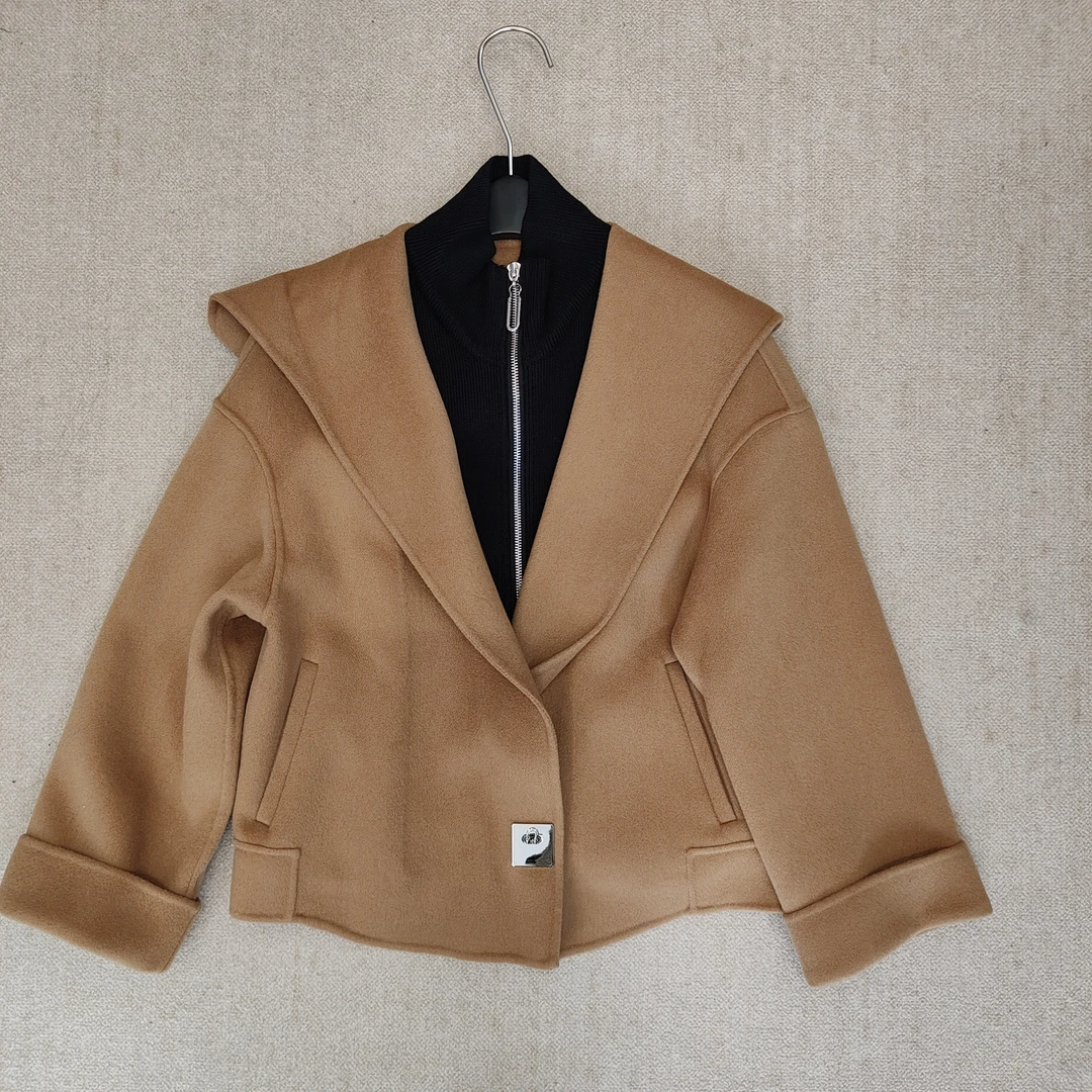 NIUNIU · Niu-064 冬季气质时尚简约百搭假两件外套