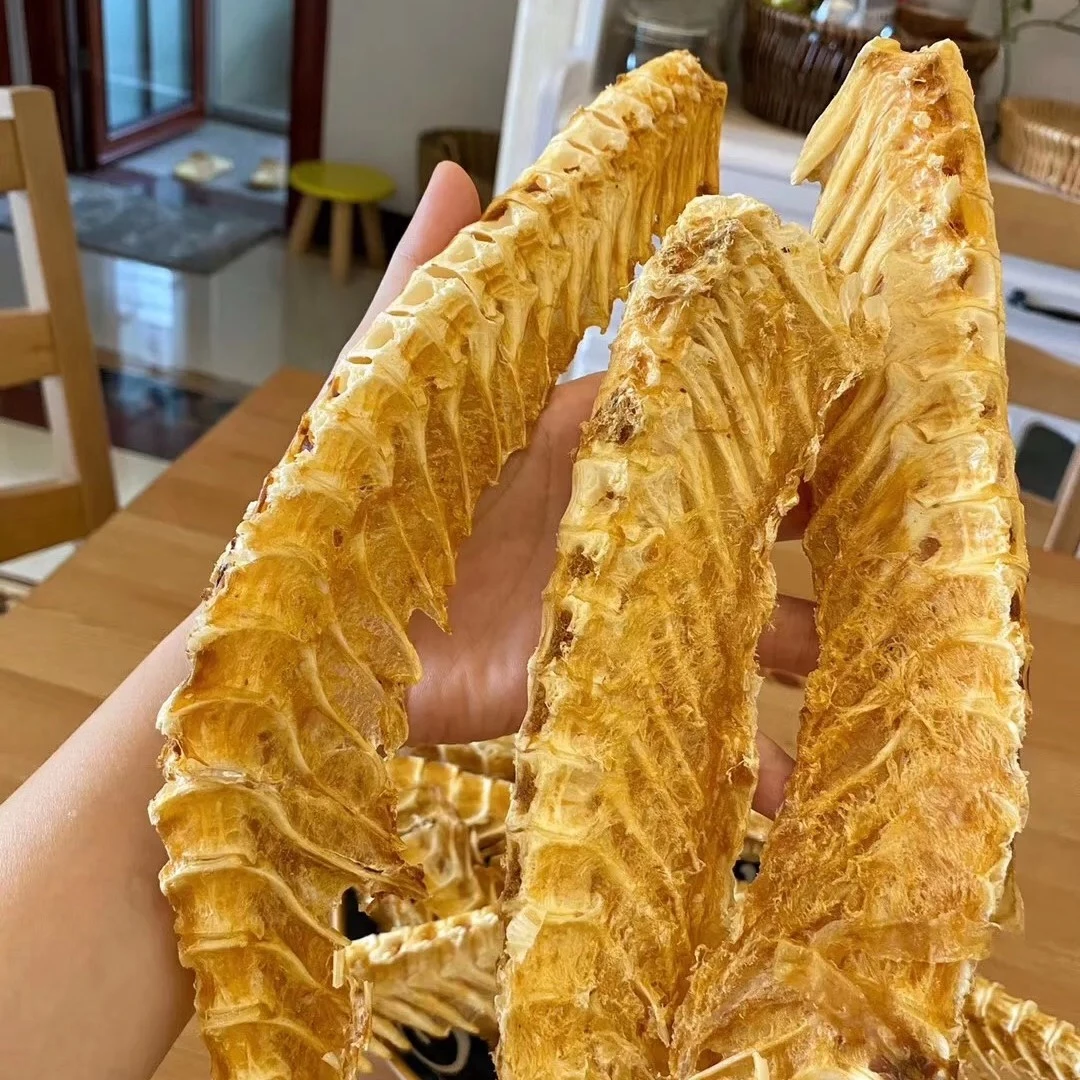 精选无硫 深海鳕鱼骨 晒足干天然原色煲汤料食用海产干货散装