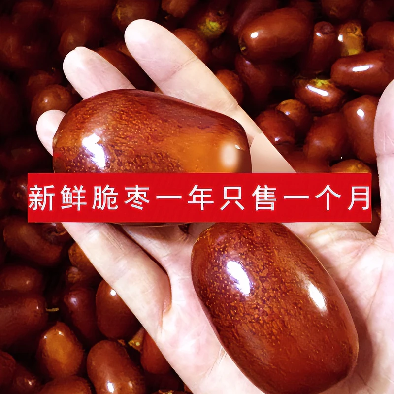 鲜枣脆枣太谷壶瓶枣山西特产冬枣长枣枣子大枣应季水果青枣红枣