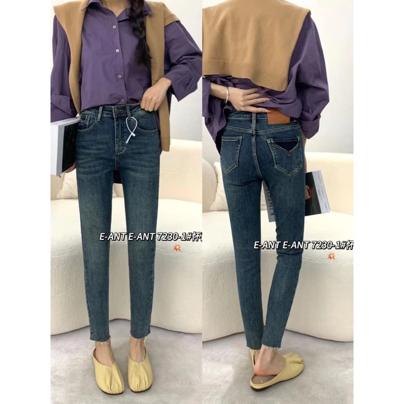 【7230-1】春季新款靴子裤紧身气质款百搭神裤(C12-8