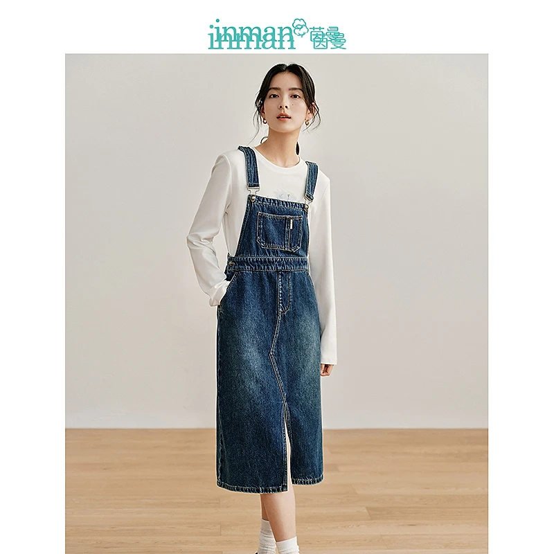 【万达品牌】茵曼春秋女连衣裙爆款百搭时尚舒适休闲简约实用