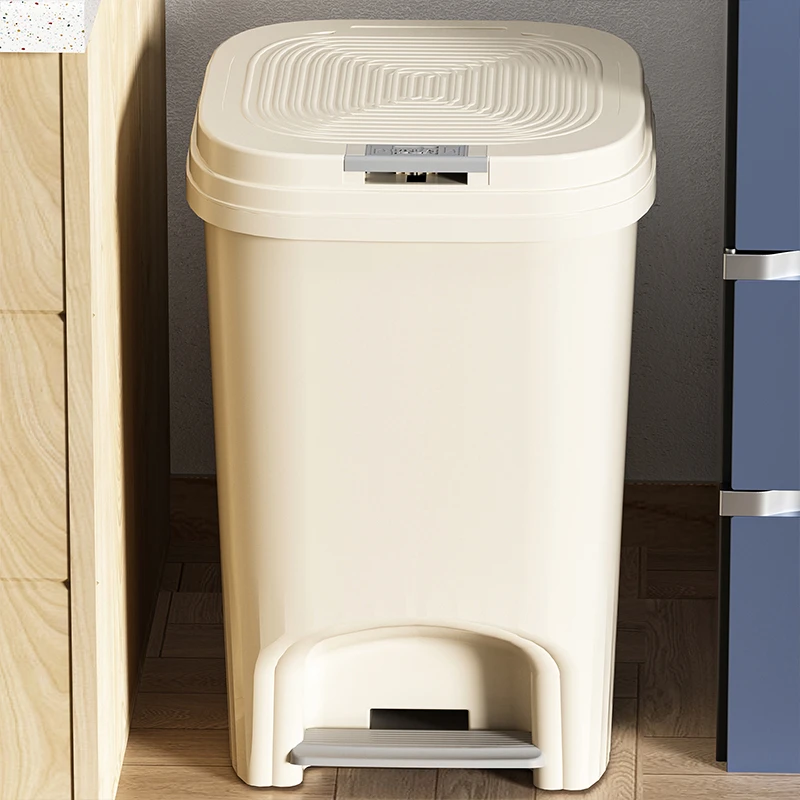 垃圾桶带盖家用2025新款厕所卫生间厨房客厅脚踏式有盖脚踩大容量