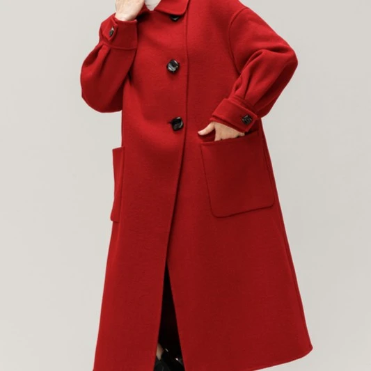 T-2312双面大衣保暖舒适时尚