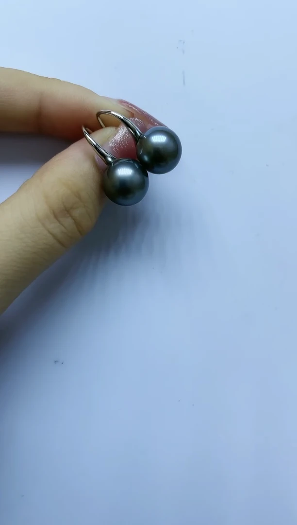 【闪购商品】海水珍珠耳饰银S925镶嵌1